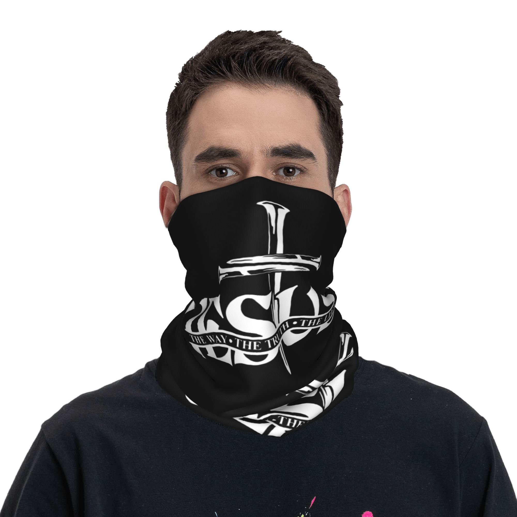 Custom Jesus The Way The Truth - огляд і ціна Neck Gaiter Face Cover