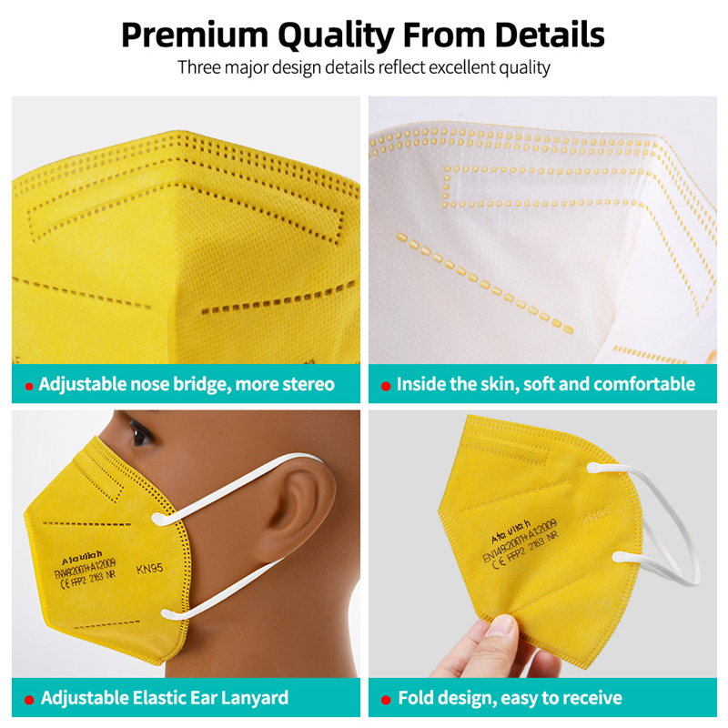 Ataullah ffp2 face mask kn95 M - огляд і ціна Disposable Surgical Mask