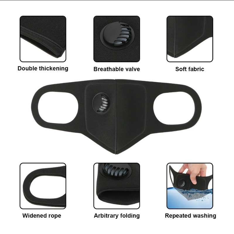 Unisex Mouth Muffle 1/5pcs Fil - огляд і ціна Pm2.5 Filter Insert