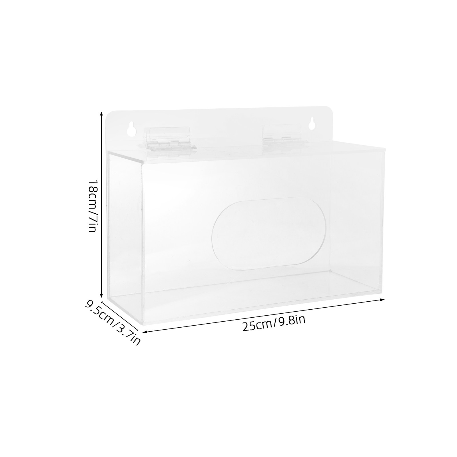 Acrylic Face Mask Holder Wall  - огляд і ціна Face Mask Storage Box