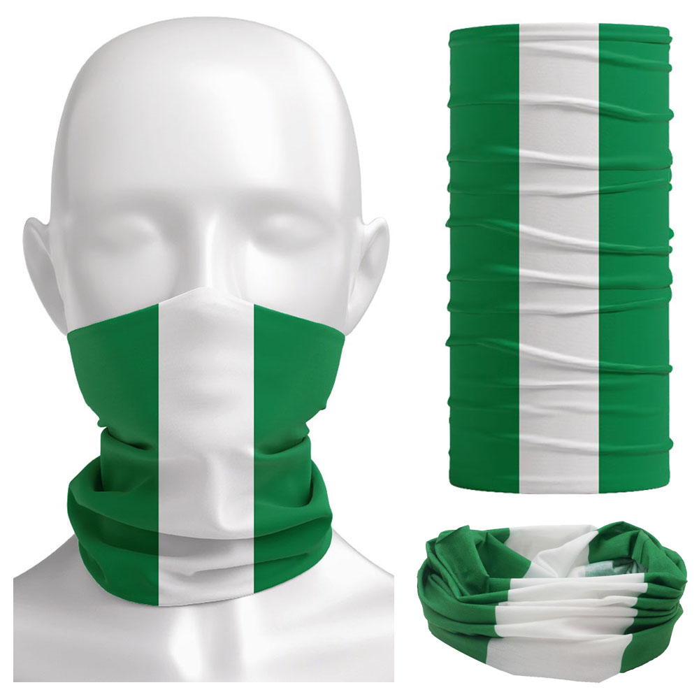 Nigeria Flag Bandanna Women Ne - огляд і ціна Neck Gaiter Face Cover