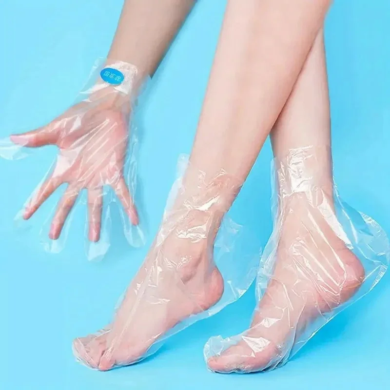 Thick Disposable Hand And Foot - огляд і ціна Disposable Mask Blue